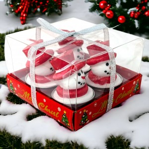 Topper's Treasures Snowman Crown & Cap-tivating Candle Quartet - E [WSG044-E]